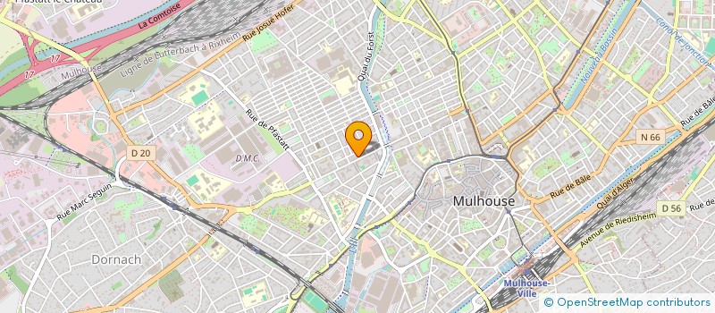 localisation de l'entreprise MONSIEUR ROCHDI FATIHI  MULHOUSE