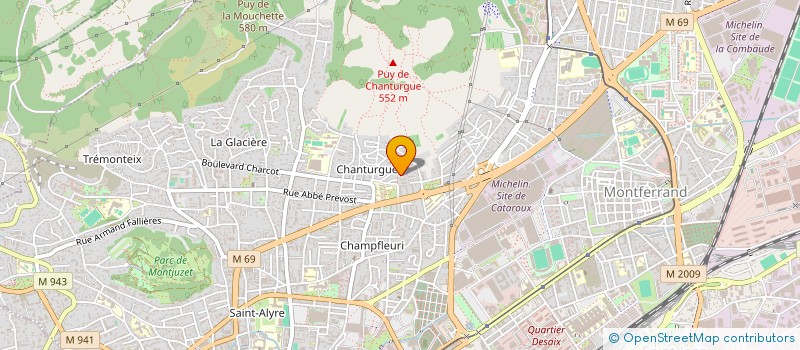 localisation de l'entreprise MONSIEUR ROCHDI HADJ LARBI  CLERMONT-FERRAND