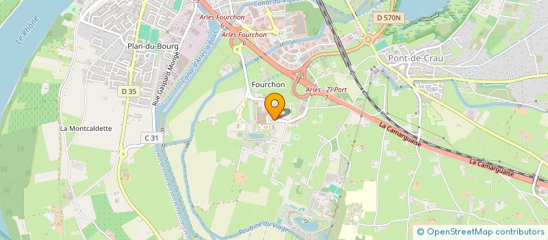 localisation de l'entreprise MONSIEUR ROCHDI MIDEGUE  ARLES