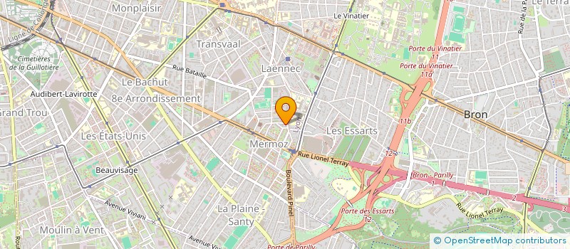 localisation de l'entreprise MONSIEUR ROCHE EVRARD DELCOURT  LYON