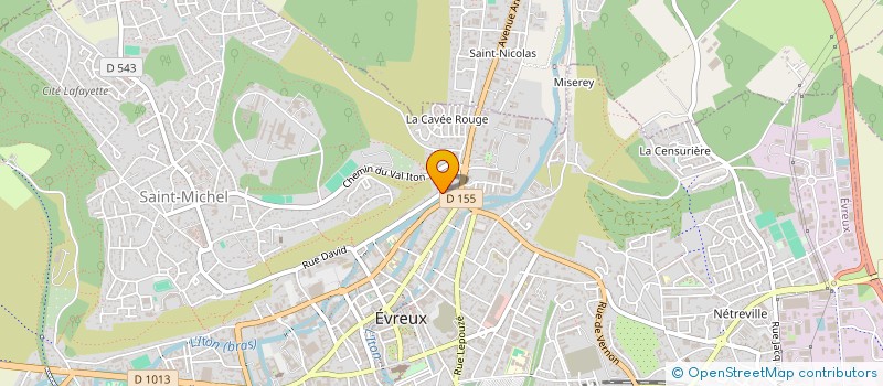 localisation de l'entreprise MONSIEUR ROCHE TCHO TCHINDA BLADIMIE à EVREUX