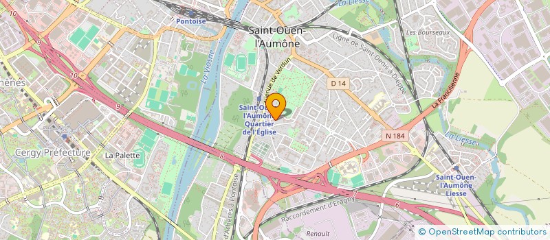 localisation de l'entreprise MONSIEUR ROCK FLORENTINI  SAINT-OUEN-L'AUMONE