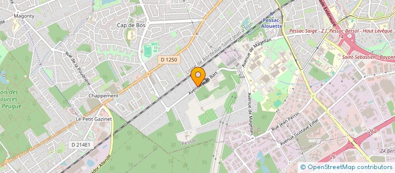 localisation de l'entreprise MONSIEUR ROCKY DUVAL à PESSAC