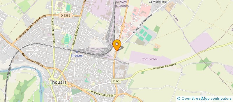 localisation de l'entreprise MONSIEUR ROCKY HELFRICK  THOUARS