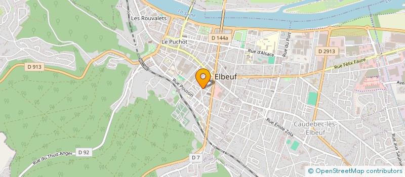 localisation de l'entreprise MONSIEUR ROCKY JARDIN  ELBEUF