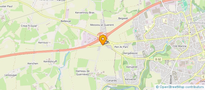 localisation de l'entreprise MONSIEUR ROCKY MICHELET  BODILIS