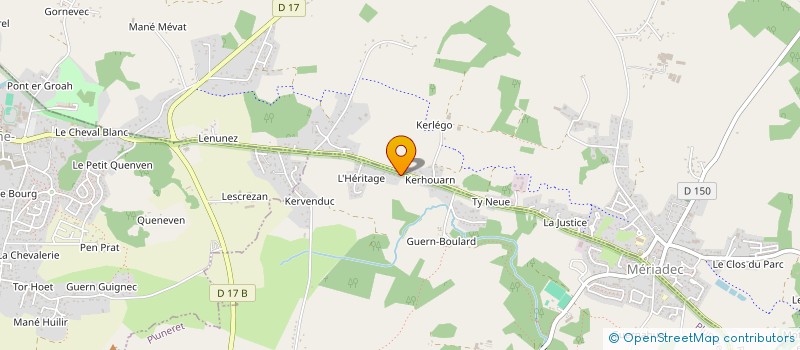 localisation de l'entreprise MONSIEUR ROCO CHEVALIER  PLUMERGAT