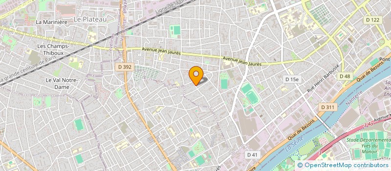 localisation de l'entreprise MONSIEUR ROD FALCK  ARGENTEUIL