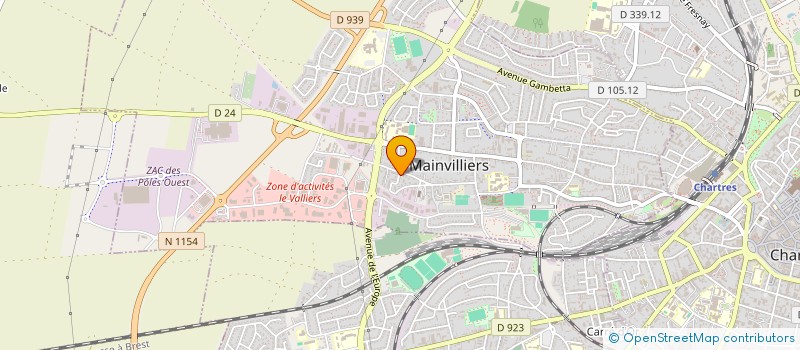 localisation de l'entreprise MONSIEUR ROD MANTSA NGAMBOU à MAINVILLIERS