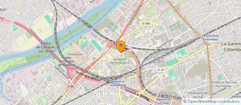 localisation de l'entreprise MONSIEUR RODAN MOUELE GAMAVO SEDJOLO  NANTERRE