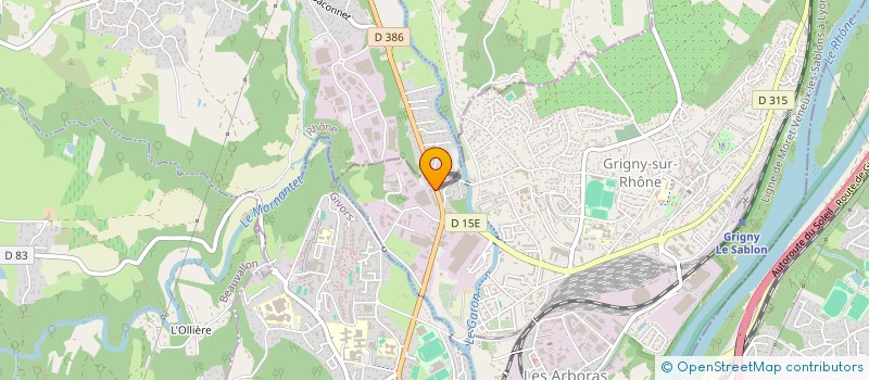 localisation de l'entreprise MONSIEUR RODELY BIEN AIME  GRIGNY