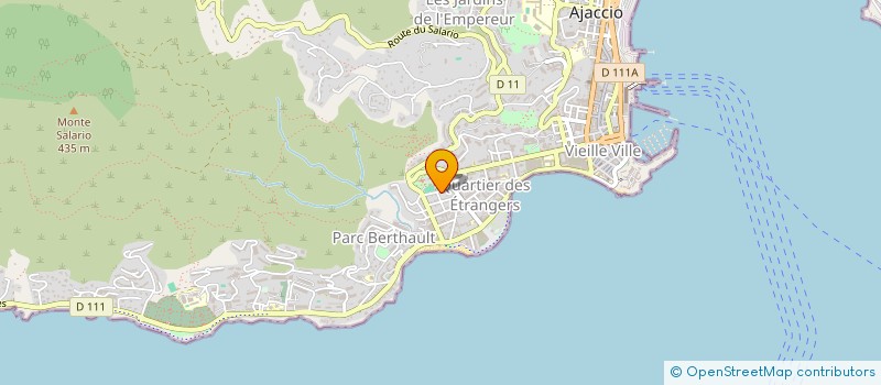 localisation de l'entreprise MONSIEUR RODERIC FILIPPI  AJACCIO