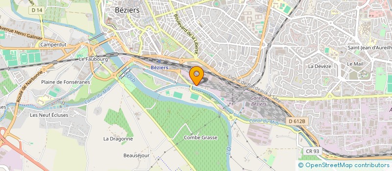 localisation de l'entreprise MONSIEUR RODERIC KOPP à BEZIERS