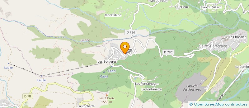 localisation de l'entreprise MONSIEUR RODERICK ASSIER  SAINT-PANCRACE