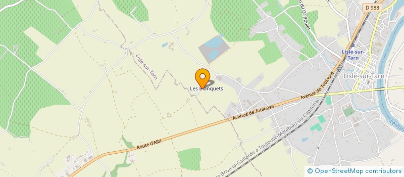 localisation de l'entreprise MONSIEUR RODERICK CAPPS à LISLE-SUR-TARN