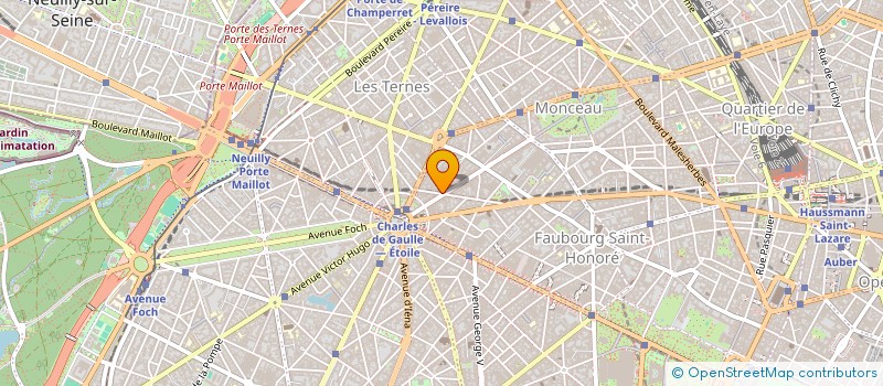 localisation de l'entreprise MONSIEUR RODERICK CORK  PARIS