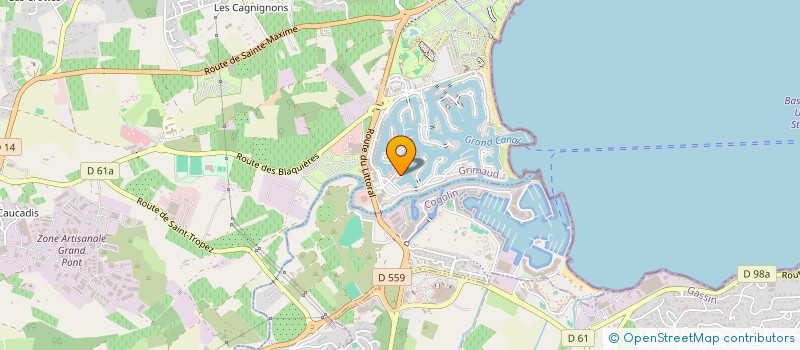 localisation de l'entreprise MONSIEUR RODGER JACOB  GRIMAUD