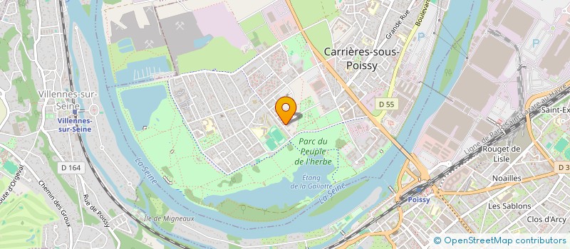 localisation de l'entreprise MONSIEUR RODIER NJAPOUM NGASSAM  CARRIERES-SOUS-POISSY