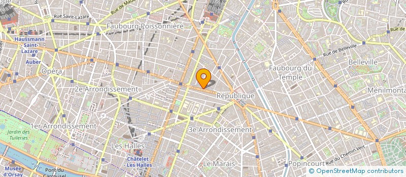 localisation de l'entreprise MONSIEUR RODILPHE PREVOT à PARIS