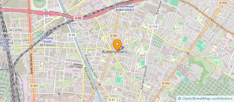 localisation de l'entreprise MONSIEUR RODION CUTCOVSCHI à AUBERVILLIERS