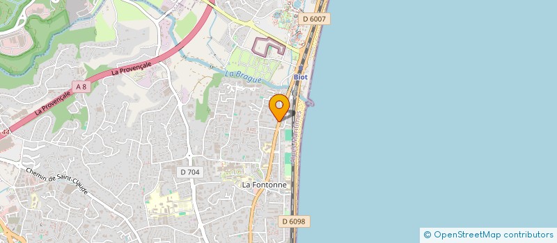 localisation de l'entreprise MONSIEUR RODION MORARI  ANTIBES