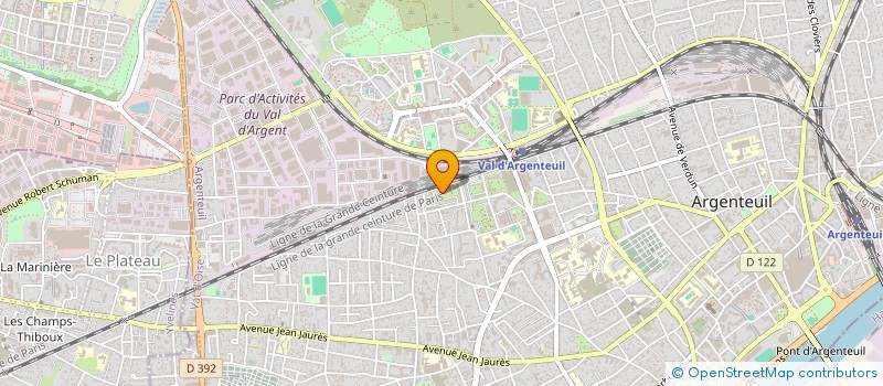 localisation de l'entreprise MONSIEUR RODNEY ACTRY  ARGENTEUIL