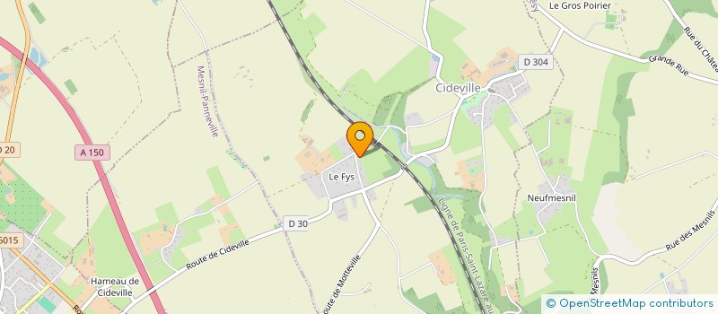 localisation de l'entreprise MONSIEUR RODNEY BOCQUET  HUGLEVILLE-EN-CAUX