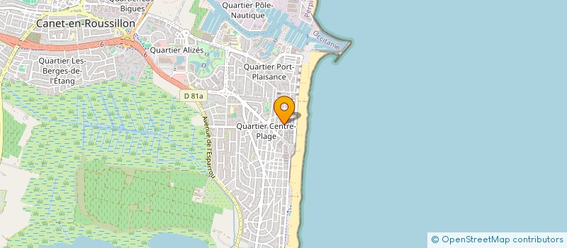 localisation de l'entreprise MONSIEUR RODNEY CHARLES HOWE  CANET-EN-ROUSSILLON