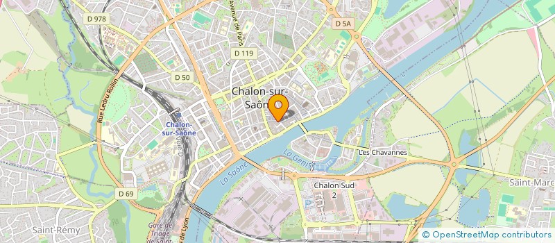 localisation de l'entreprise MONSIEUR RODNEY MOREIRA  CHALON-SUR-SAONE