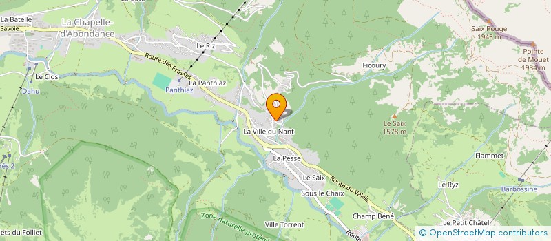 localisation de l'entreprise MONSIEUR RODNEY POPE  LA CHAPELLE-D'ABONDANCE