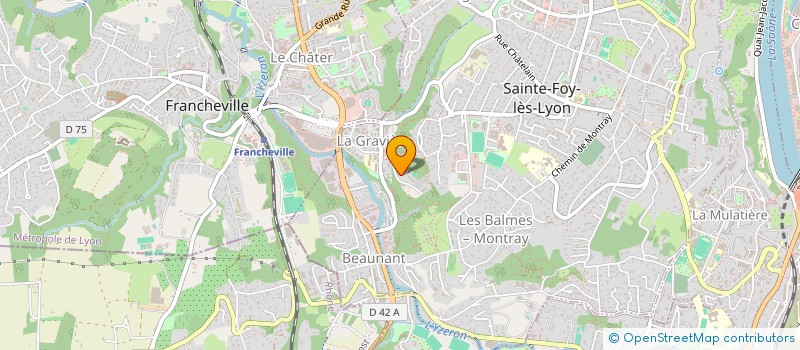 localisation de l'entreprise MONSIEUR RODOANE GHAI  SAINTE-FOY-LES-LYON