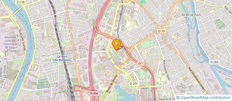 localisation de l'entreprise MONSIEUR RODOFO BAIA CARDOSO  CRETEIL