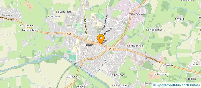 localisation de l'entreprise MONSIEUR RODOINE MOHAMMED MAHOUR  BLAIN