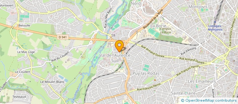 localisation de l'entreprise MONSIEUR RODOL BAKALA à LIMOGES