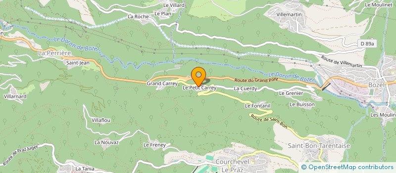 localisation de l'entreprise MONSIEUR RODOLF LEIDIG à COURCHEVEL