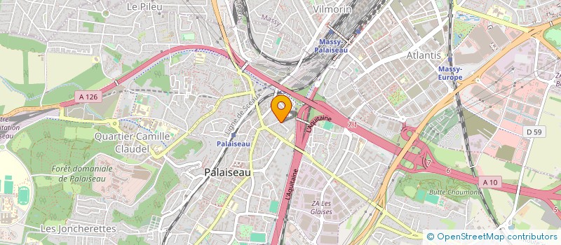 localisation de l'entreprise MONSIEUR RODOLFO AFONSO ALGARVIO  PALAISEAU