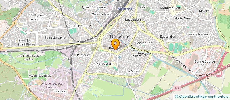 localisation de l'entreprise MONSIEUR RODOLFO BORJAS LEAL  NARBONNE