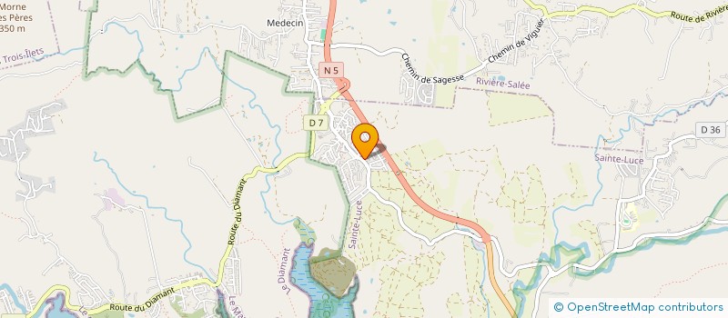 localisation de l'entreprise MONSIEUR RODOLPH AMPIGNY  SAINTE LUCE