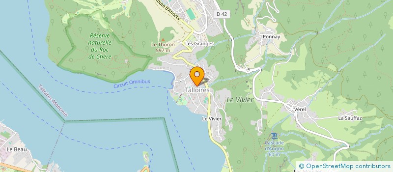 localisation de l'entreprise MONSIEUR RODOLPH CATROUX  TALLOIRES-MONTMIN