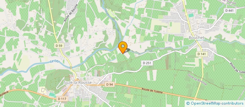 localisation de l'entreprise MONSIEUR RODOLPH COUSTON  ROCHEGUDE