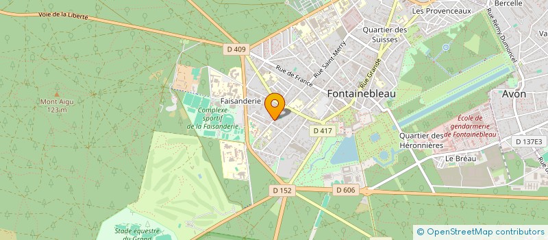 localisation de l'entreprise MONSIEUR RODOLPH LEMOINE à FONTAINEBLEAU