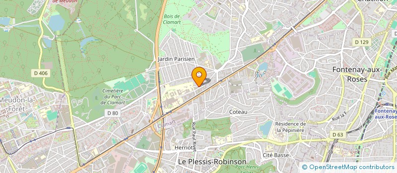 localisation de l'entreprise MONSIEUR RODOLPHE ACHARD à CLAMART