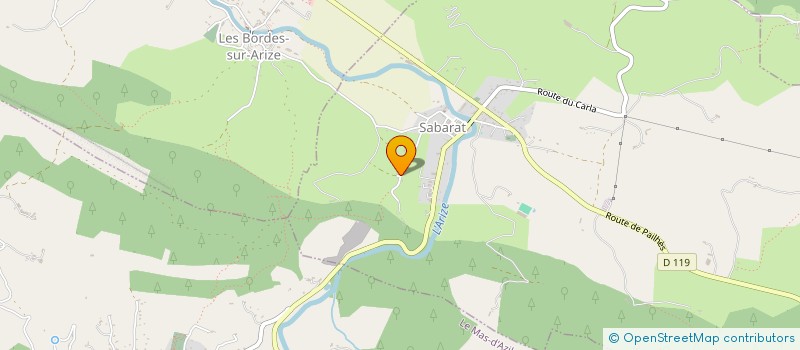 localisation de l'entreprise MONSIEUR RODOLPHE AITA à SABARAT