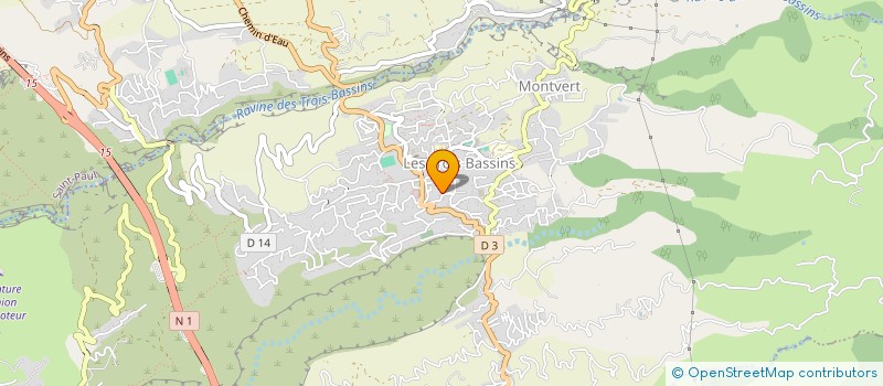 localisation de l'entreprise MONSIEUR RODOLPHE ALGARRA  LES TROIS-BASSINS