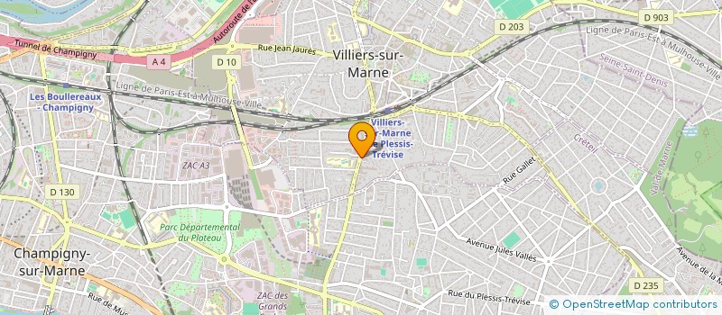 localisation de l'entreprise MONSIEUR RODOLPHE ALLARD  VILLIERS-SUR-MARNE