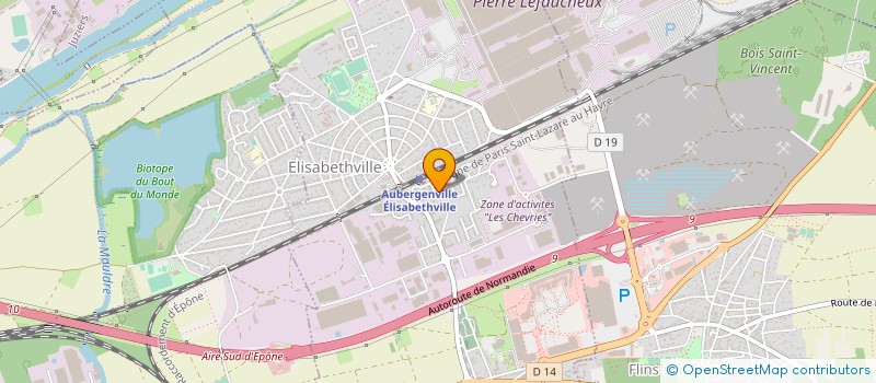 localisation de l'entreprise MONSIEUR RODOLPHE ALLEN  AUBERGENVILLE