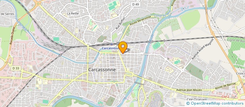 localisation de l'entreprise MONSIEUR RODOLPHE ALVARO à CARCASSONNE