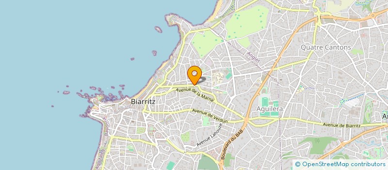 localisation de l'entreprise MONSIEUR RODOLPHE ARTIEDA  BIARRITZ