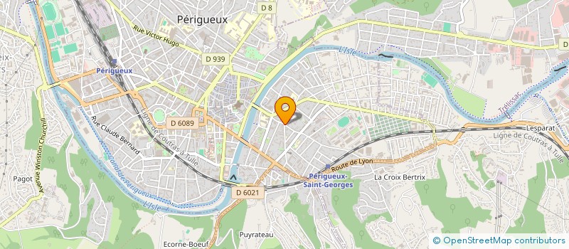 localisation de l'entreprise MONSIEUR RODOLPHE AUDEBERT  PERIGUEUX