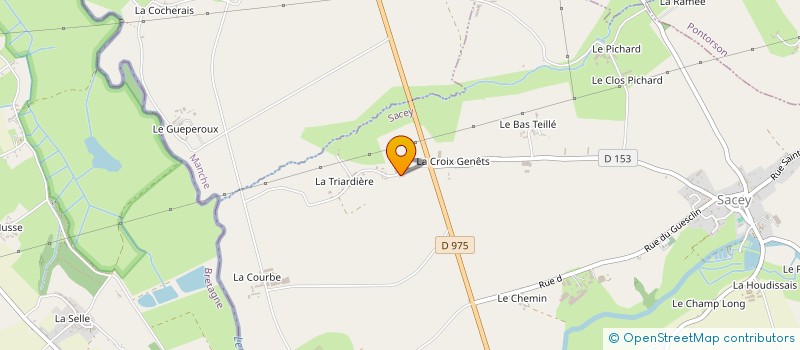 localisation de l'entreprise MONSIEUR RODOLPHE AVERLANT  GRANVILLE